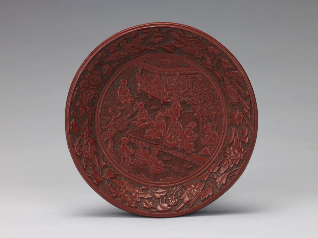 图片[2]-The disc with red koji and water flow-China Archive